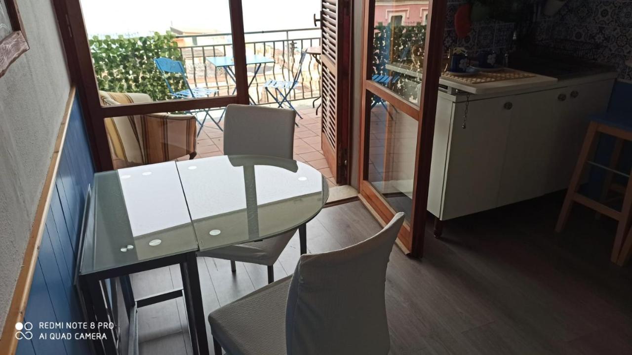 "Sea-See" Studio Taormina Center - Bellissima Vista Mare - Corner Kitchen Kültér fotó
